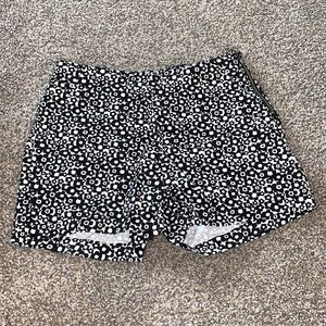High waisted BeBop floral shorts, size 3